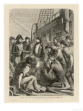 Seamen Complain About the State of Their Rations Prior to a Mutiny Aboard the Ship the Nore Giclee Print