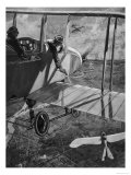The Pilots of an Allied BE2 Aircraft Use Handguns to Attack a German Taube Giclee Print