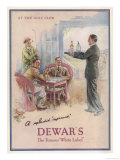 Dewar's White Label at the Golf Club reproduction procédé giclée