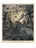 An Explosion at the Colliery in Belgium Results in the Deaths of 160 Miners Giclee Print