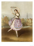 Fanny Cerrito Italian Ballet Dancer Seen Here in Alma reproduction procédé giclée