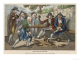 "Une Partie de Quilles," French Skittles Giclee Print