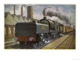 Goods Train Hauled by a Beyer-Garratt Locomotive Giclee Print Goods Train Hauled by a Beyer-Garratt Locomotive Giclee Print