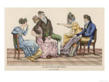 Elegant Ladies and Gentlemen Plays Blind Man's Buff Giclee Print Elegant Ladies and Gentlemen Plays Blind Man's Buff Giclee Print