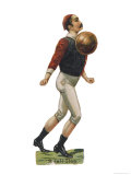 Fine Example of How to Control a Football with Your Chest Reproduction procédé giclée