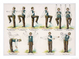 Variety of Body Exercises Requiring No Special Apparatus That Will Keep Any Chap in Good Shape Giclee Print