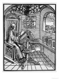As Astronomer at His Desk Consulting His Books Lámina giclée As Astronomer at His Desk Consulting His Books Lámina giclée
