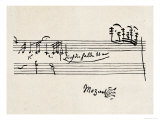 Cadenza, with Mozarts Signature Wydruk giclee