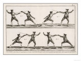 Instruction in the Art of Fencing. 2 of 9 Reproduction procédé giclée