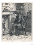 Man Cowering in a Pensive Mood Giclee Print