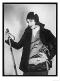 Ski-Jacket Worn Over a Long Length Hand-Knitted Jumper with a Ski-Jacket Worn Over a Long Length Hand-Knitted Jumper with a