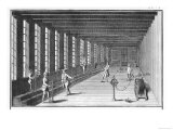 Manufacture of Rope in the Mid-Eighteenth Century Giclee Print