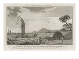 Boats of Ulietea in the Society Islands Observed by Captain Cook in the Course of His Travels Giclee Print