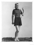 Playsuit by Hanro Composed of Navy Shorts and a Striped Top with Collar Lámina giclée Playsuit by Hanro Composed of Navy Shorts and a Striped Top with Collar Lámina giclée