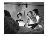 Blood Transfusion: Blood Being Given to a Patient from a Drip-Feed Bottle at St. James's Hospital Giclee Print