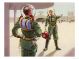 Space Travellers' Costume Giclee Print