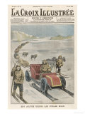 Shackleton's South Pole Car Impressão giclée