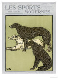 Deerhounds on Cover Giclee Print