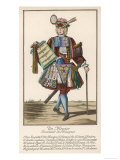 Travelling Salesman Hawks His Wares Giclee Print