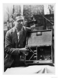 Young William Pritchard and His Invention the Magic Box Giclee Print