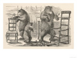Bears Find the Chairs Giclee Print