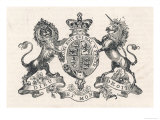 The Royal Coat of Arms of Queen Victoria Giclee Print