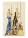 Two in Evening Dresses Giclee Print
