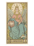 Tarot: 3 L'Imperatrice, The Empress reproduction procédé giclée par Oswald Wirth