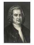 Johann Sebastian Bach German Organist and Composer Giclée-tryk Johann Sebastian Bach German Organist and Composer Giclée-tryk