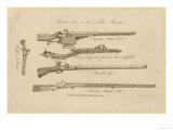 Matchlock Crossbow (From Bosworth) Mameluke Gun Persian Matchlock and Highland Pistol Giclee Print