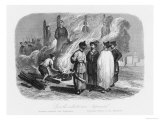 Spinola Burned by the Japanese Consoles His Companions Giclee Print
