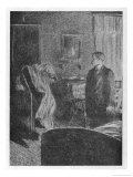"The Invisible Man" Griffin and Dr. Kemp Giclee Print by Louis Strimpl
