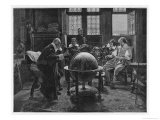 Galileo Galilei Italian Astronomer Visited by the English Poet John Milton Gicléedruk van Henry Wolf