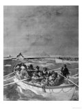 Group of Lifeboats Showing the Scenes Immediately after the Sinking Giclee Print