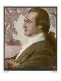 Johann Wolfgang Von Goethe German Poet reproduction procédé giclée