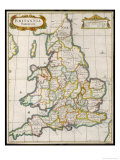 England and Wales During the Saxon Era Giclee Print by John Stunt