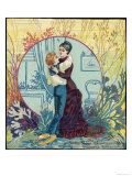 Motherly Welcome for a Young Sailor Home for Christmas Leave Giclee Print