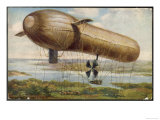 Major Von Perseval's Contribution to Military Aviation Will be Eclipsed by the Zeppelins Giclee Print