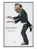 Richard Strauss German Musician Conducting Giclee Print