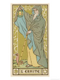 Tarot: 9 L'Ermite, The Hermit reproduction procédé giclée par Oswald Wirth