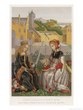 Catherine of Alexandria Reproduction procédé giclée par Margaret Van Eyck