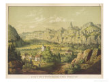Sandstone Formation: Circle of Rocks at Dittersbach in Bohemian Switzerland Reproduction procédé giclée par Ferdinand Von Hochstetter