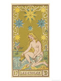 Tarot: 17 Les Etoiles, The Stars reproduction procédé giclée par Oswald Wirth