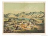 Salt Lake of Kiuk Kiol in the Valley of Karakasch Turkestan Giclee Print by Ferdinand Von Hochstetter
