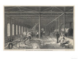 The Grand Junction Railway Locomotive Manufactory at Crewe: The Fitting-Shop Giclee Print
