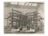 Hoe's Ten Feeder Printer Machine Used to Print the "Daily Telegraph" Newspaper London Giclee Print