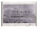 Cross-Section of the S S Titanic Giclee Print