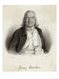 Jeremy Bentham Philosopher and Economist Reproduction procédé giclée par J. Thomson