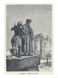 Ibn Batuta Arab Traveller with a Native in Egypt, Giclee Print