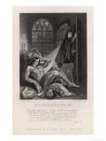 Frankenstein Frontispiece from Mary Shelley's Novel Giclee Print